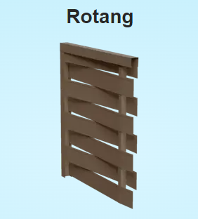 Забор Rotang из металла, Стальной Бархат. Цвета Ral